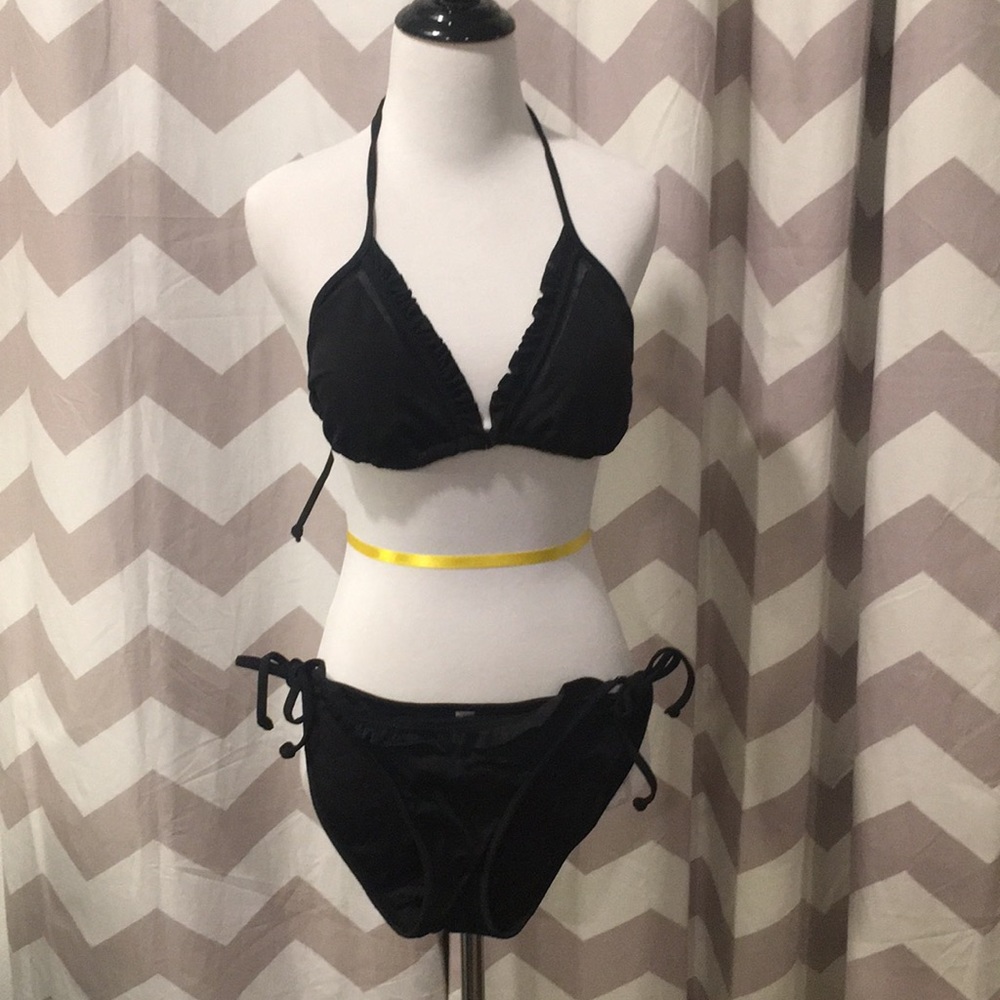 VS black bikini with mesh